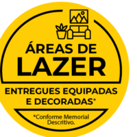 Áreas de lazer entregues equipadas e decoradas